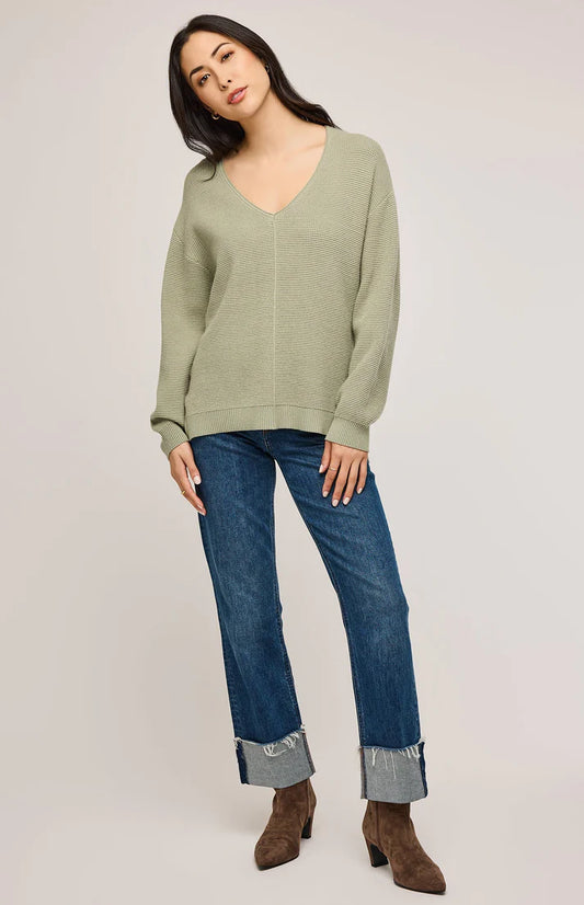 Gentle Fawn Lisbon V-Neck Knit Sweater