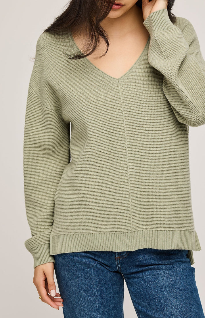 Gentle Fawn Lisbon V-Neck Knit Sweater