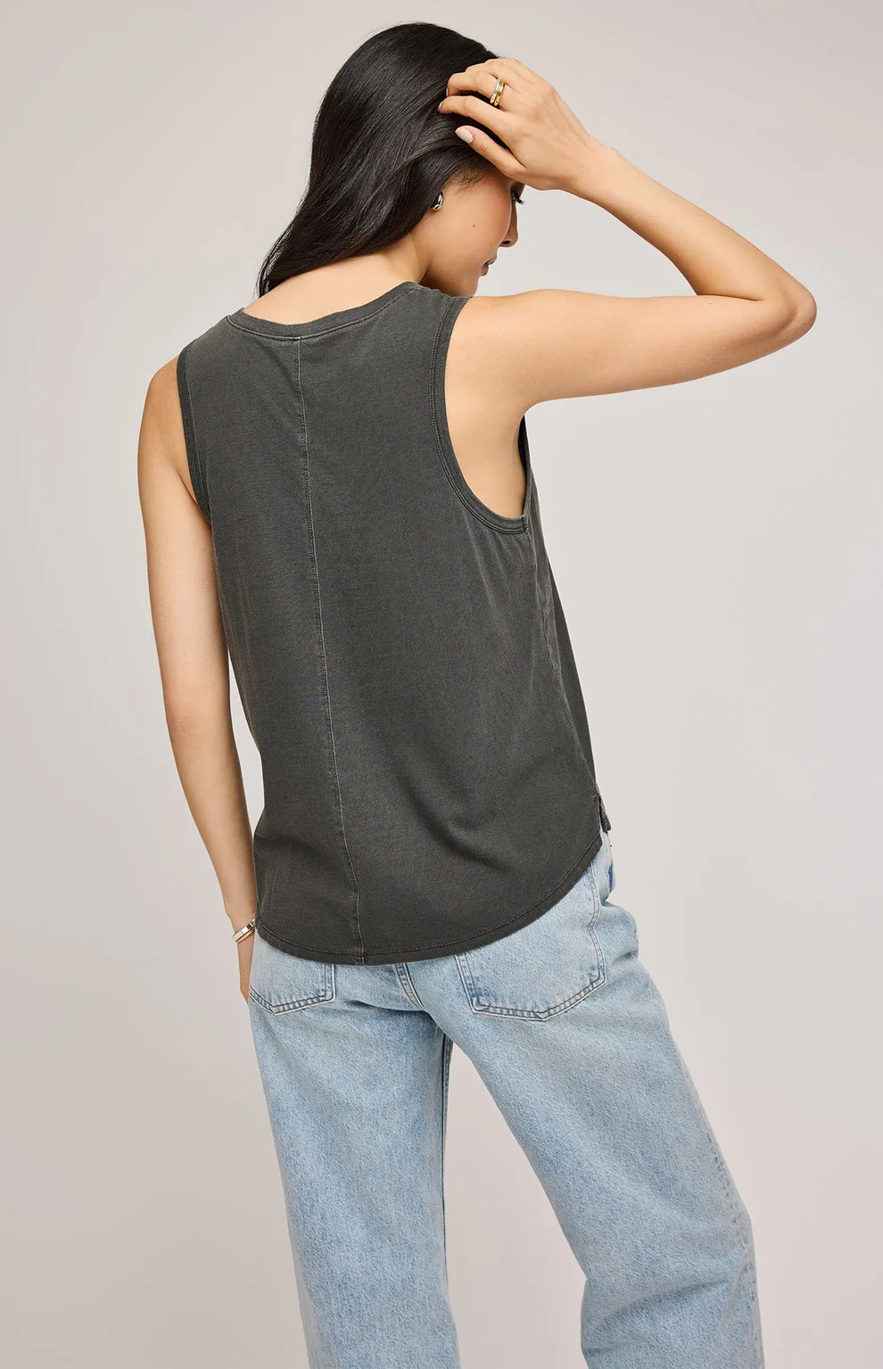 Gentle Fawn Washed Black Gisele Tank