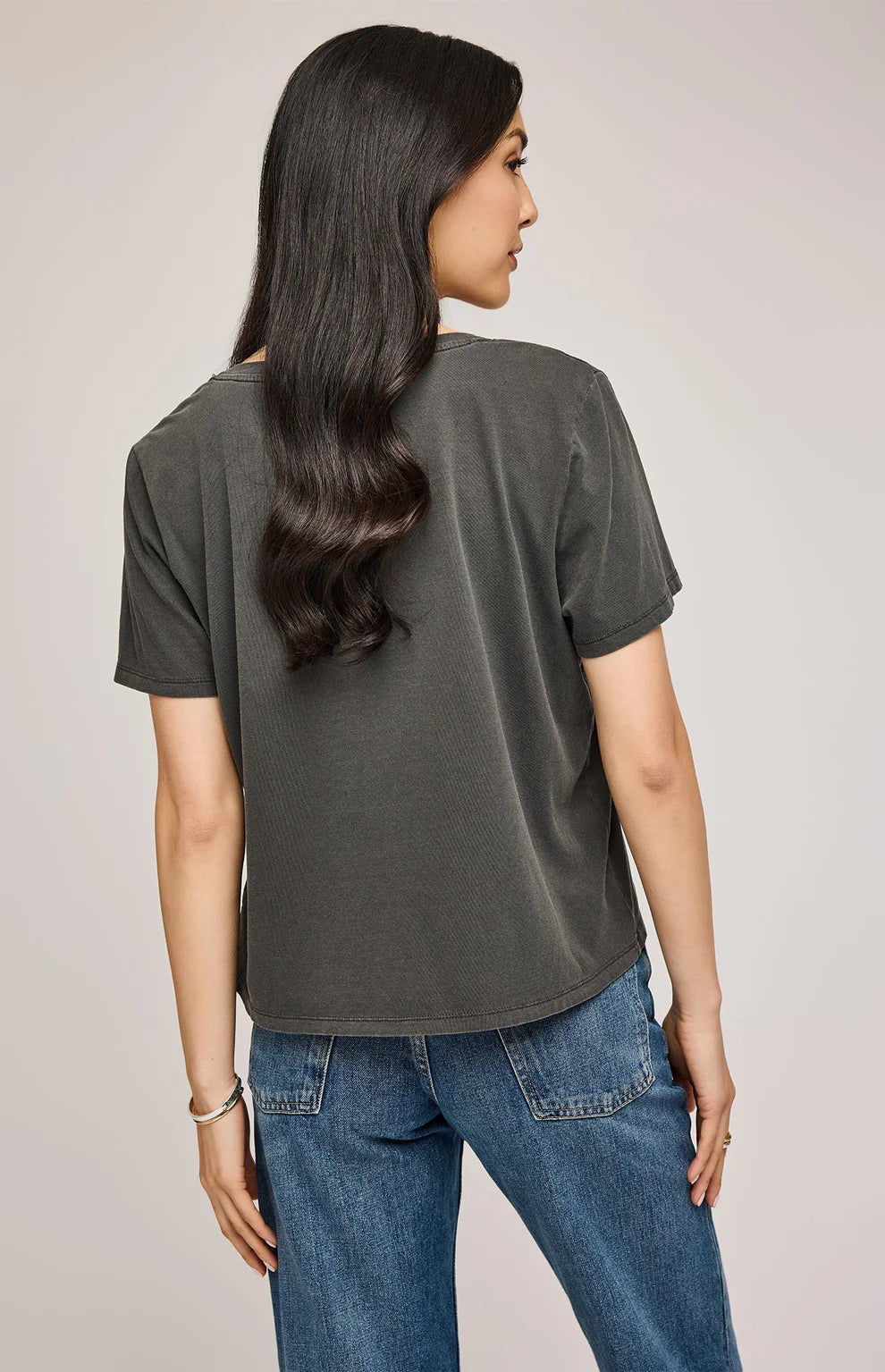 Gentle Fawn Washed Black Lucy Tee