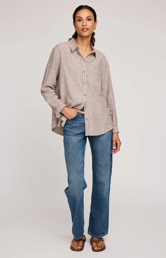 Gentle Fawn Arabella Striped Button Down Shirt