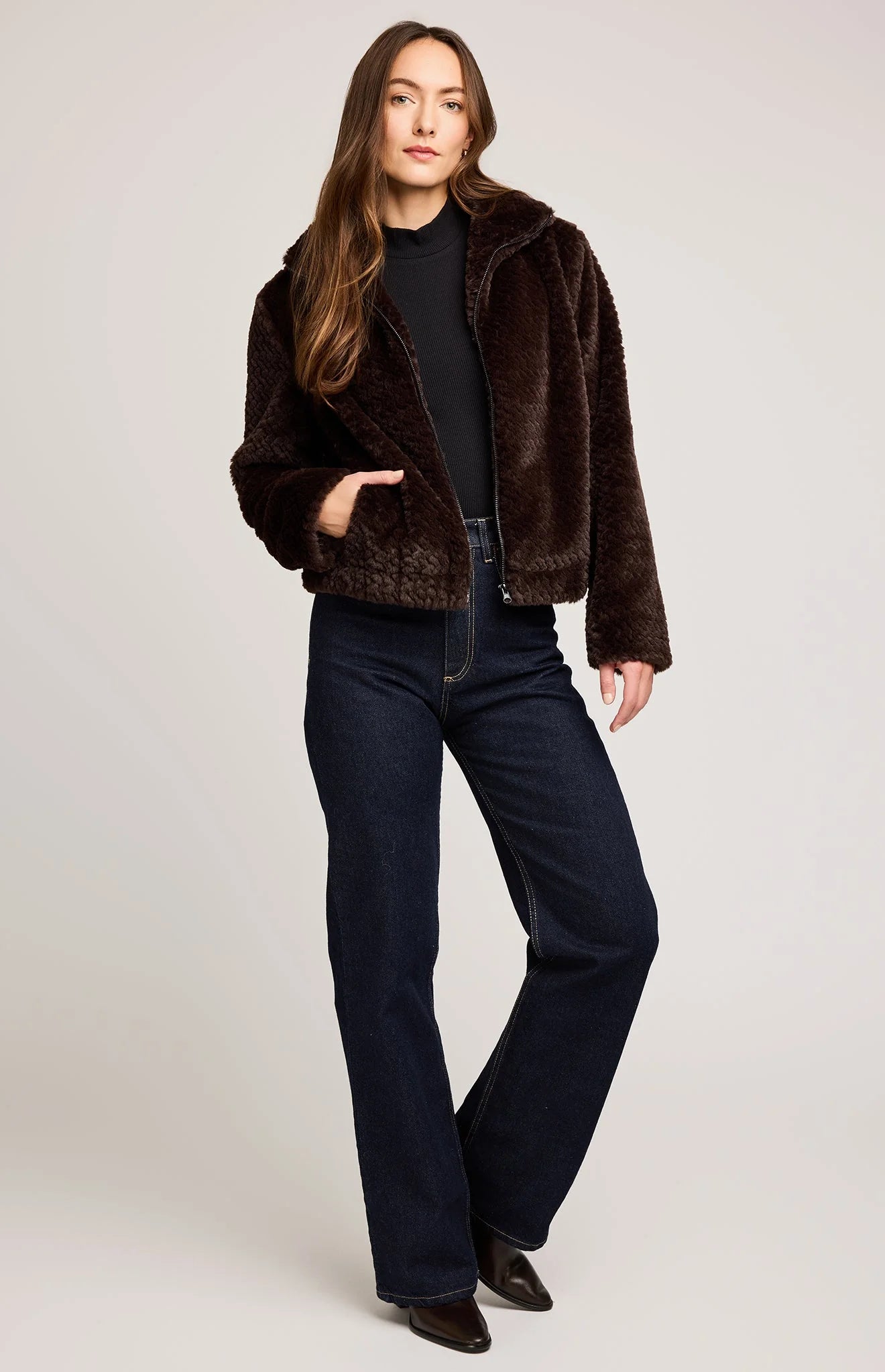 Gentle Fawn Calista Faux Fur Jacket