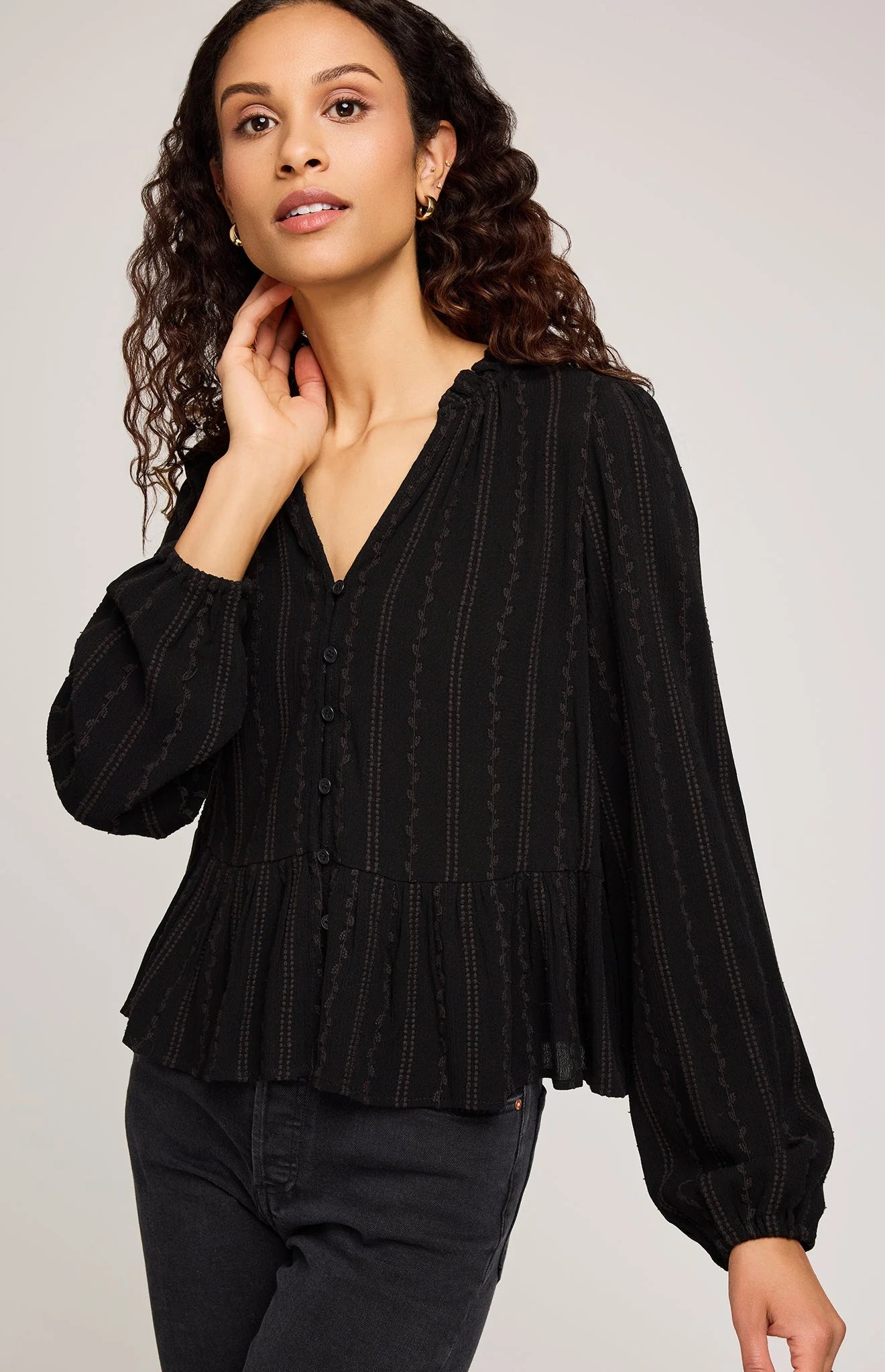 Gentle Fawn Black Ophelia Blouse