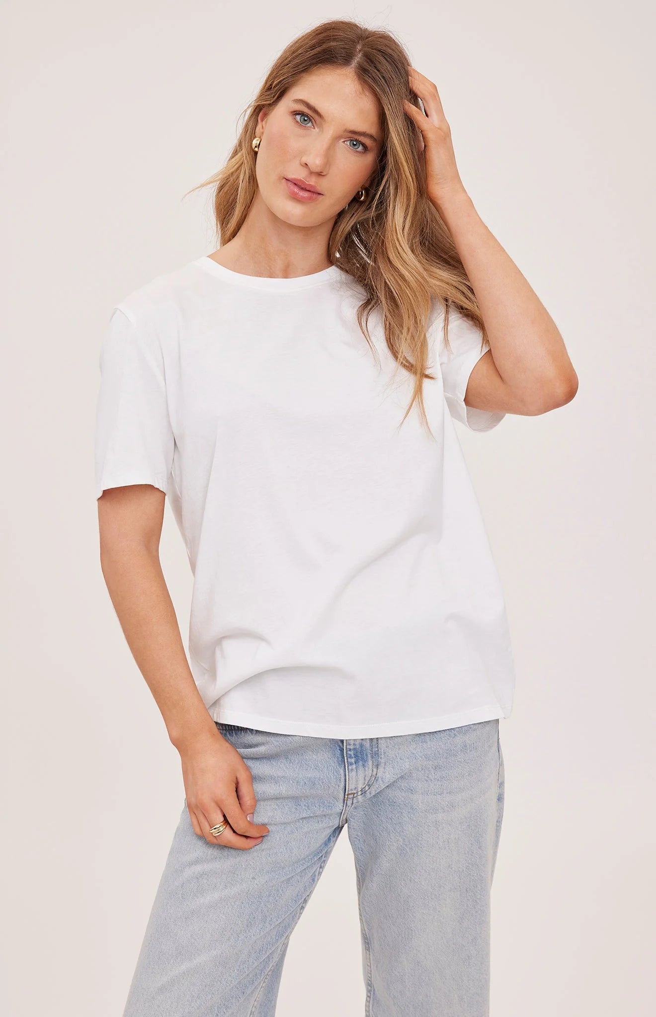 Gentle Fawn White Victoria Cotton T-Shirt