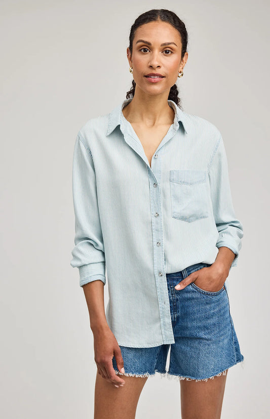 Gentle Fawn Blue Stripe Ozzy Button Down Shirt