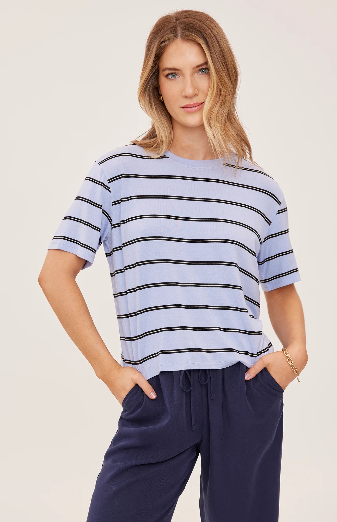 Gentle Fawn Sky Stripe Jaxon T-Shirt