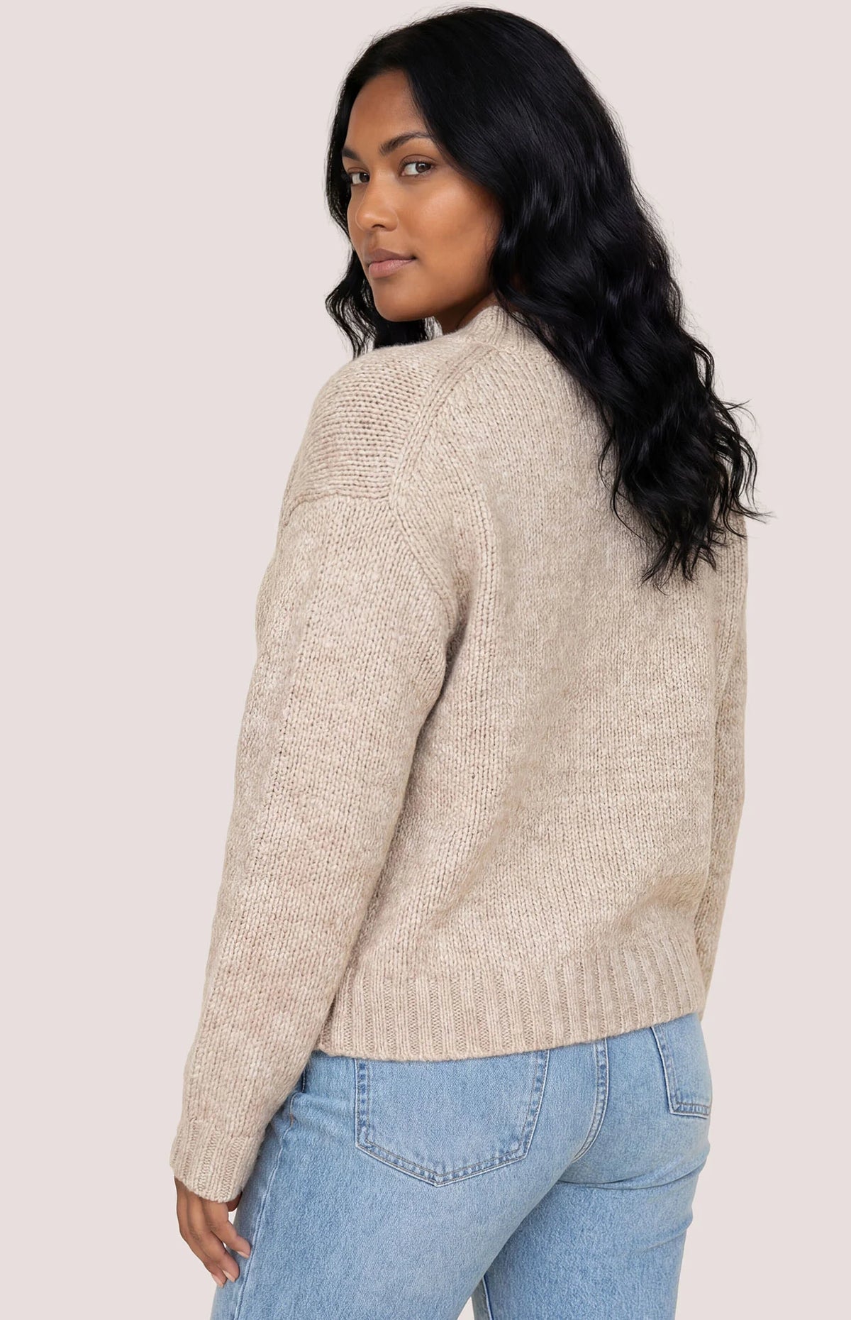 Gentle Fawn Heather Pebble Tova Pullover Sweater