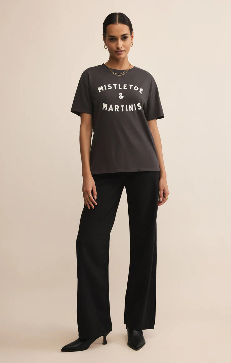 Z Supply Mistletoe Boyfriend Tee