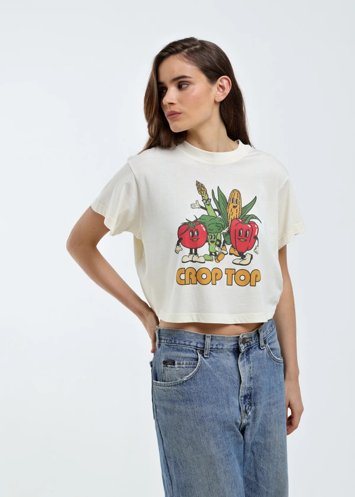 Girl Dangerous Crop Top Crop Tee