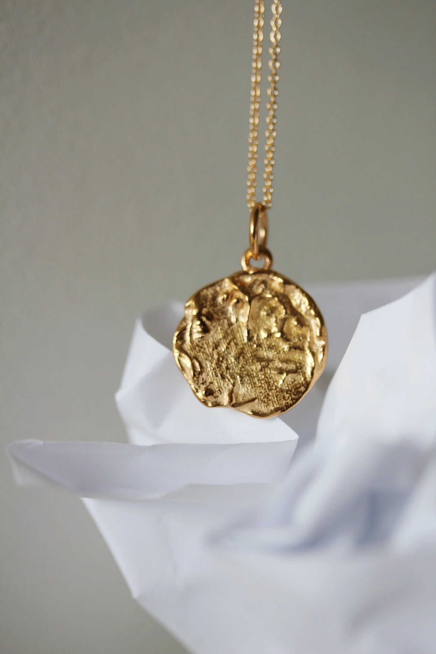 Little Gold Rough Draft Necklace