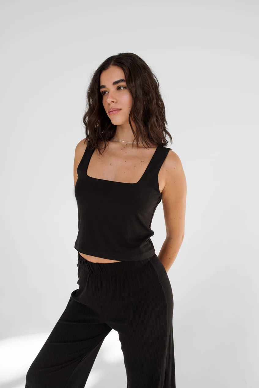Dailystory Black Nyla Tank
