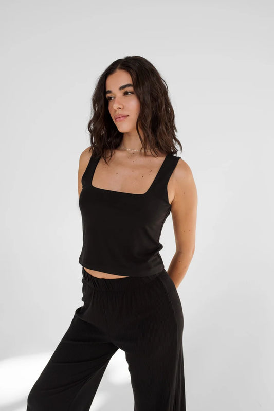 Dailystory Black Nyla Tank
