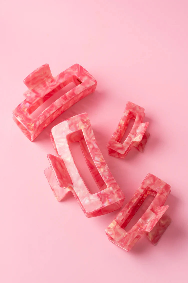 Pixie Woo Valentine Hair Claw Clip- Large