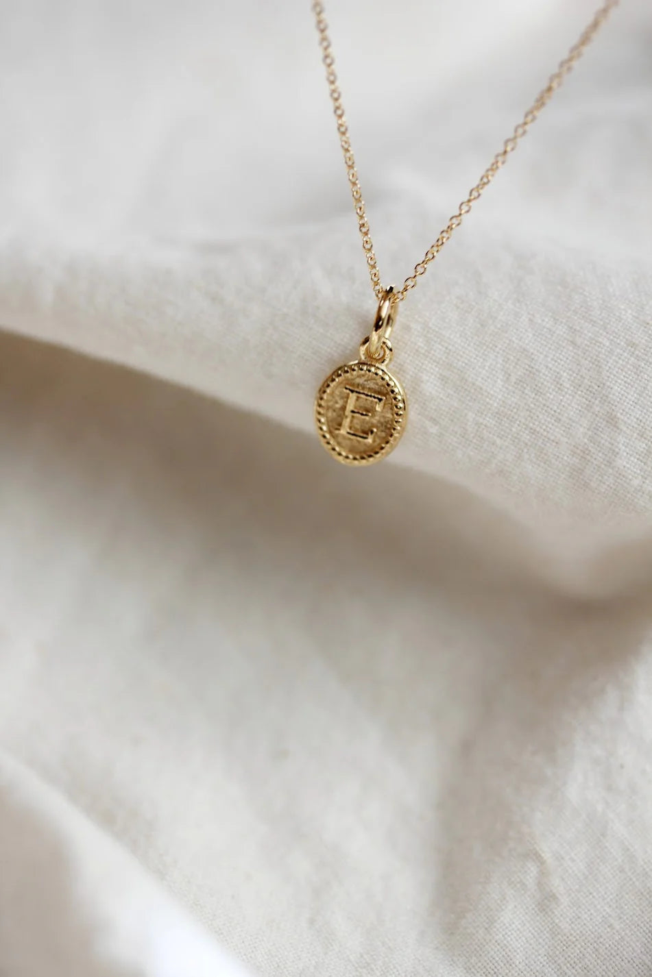 Little Gold Anais Initial Necklace