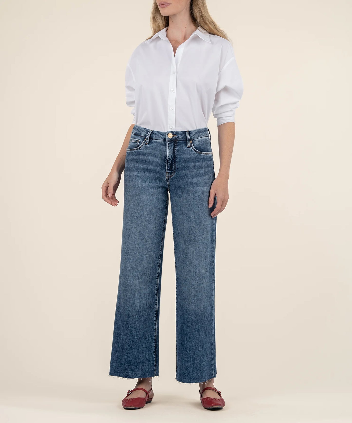 Kut from the Kloth Meg High Rise Wide Leg Family Jean