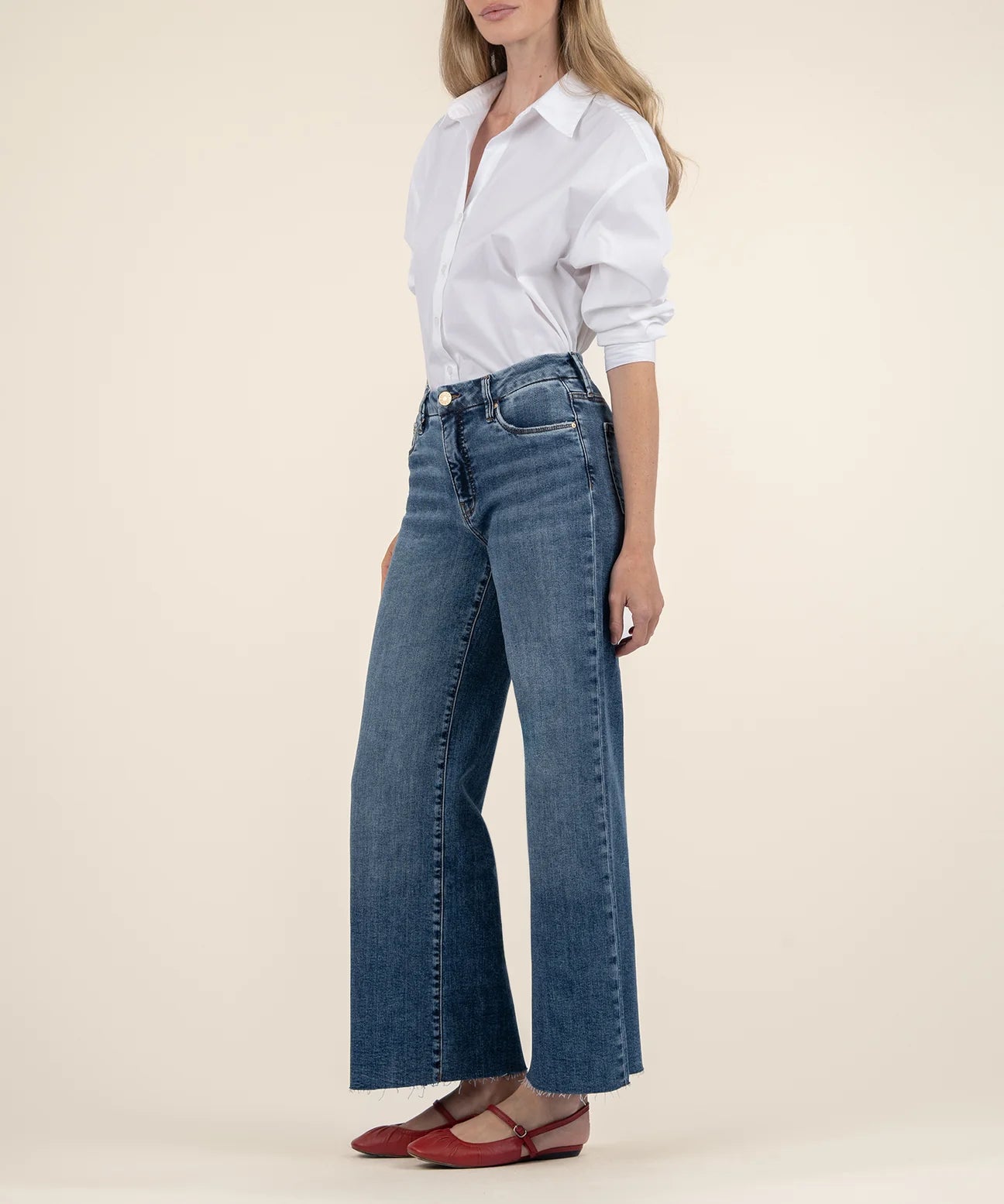 Kut from the Kloth Meg High Rise Wide Leg Family Jean