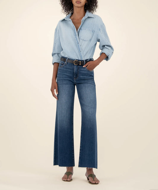 Kut from the Kloth Meg High Rise Wide Leg Inexhaustible Jean