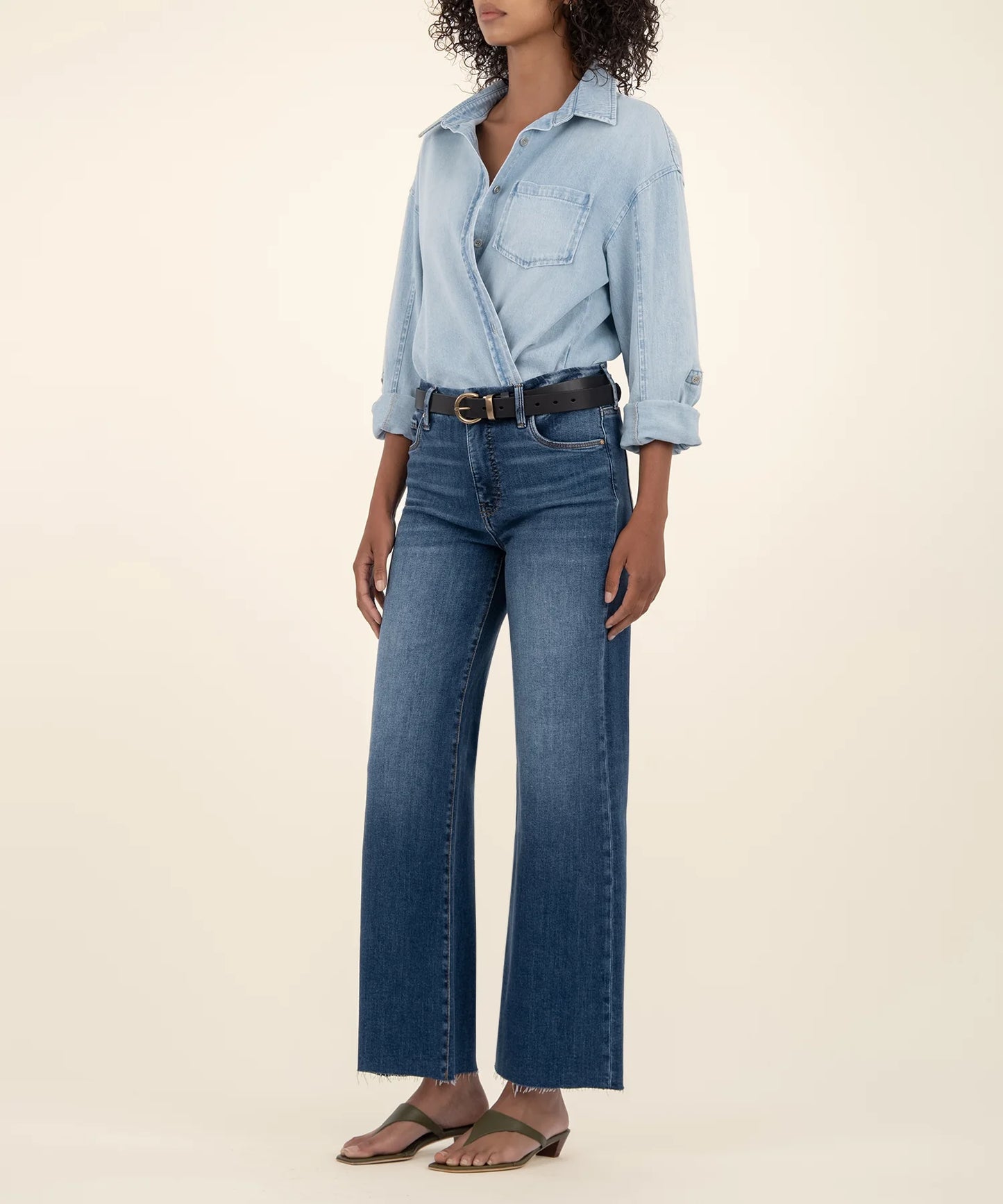 Kut from the Kloth Meg High Rise Wide Leg Inexhaustible Jean