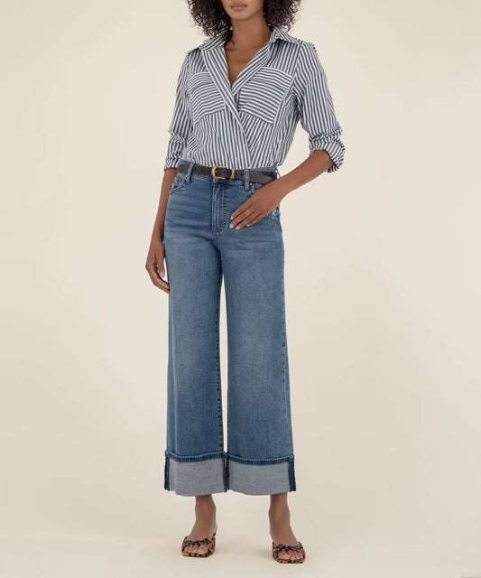 Kut from the Kloth Meg High Rise Wide Leg Incontrovertible Jean