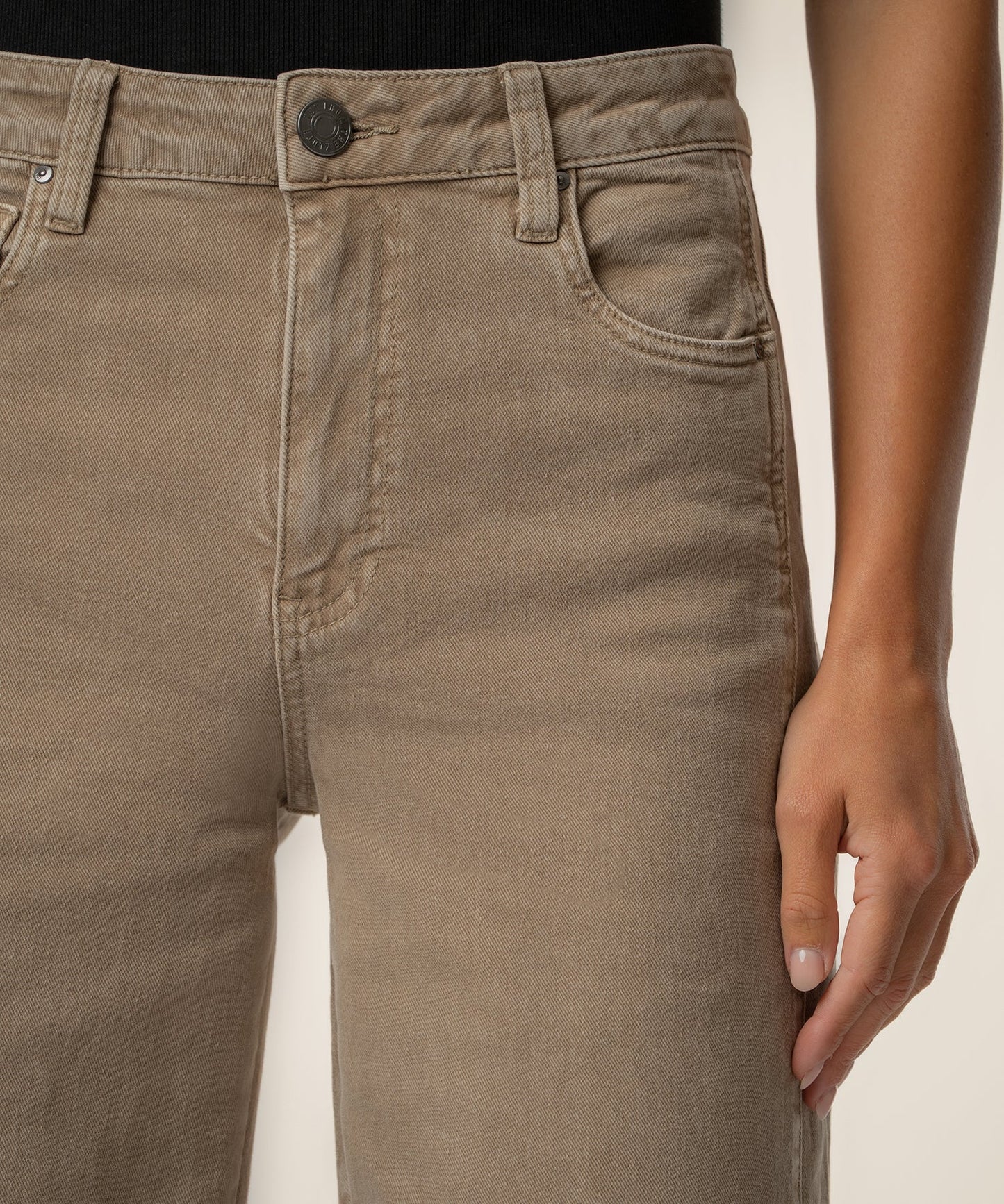 Kut from the Kloth Meg Wide Leg Milk Tea Jean