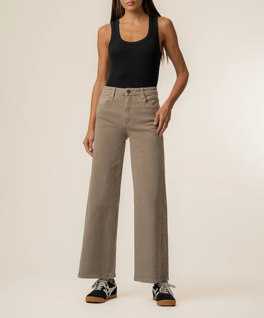 Kut from the Kloth Meg Wide Leg Milk Tea Jean