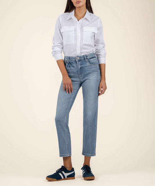 Kut from the Kloth Elizabeth High Rise Crop Supported Jean