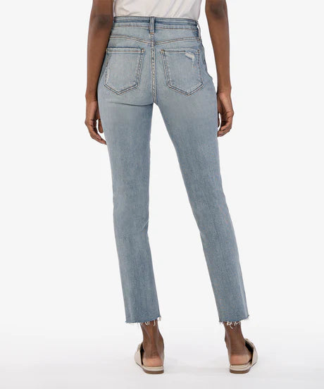 Kut from the Kloth Reese High Rise Straight Circulated Jeans