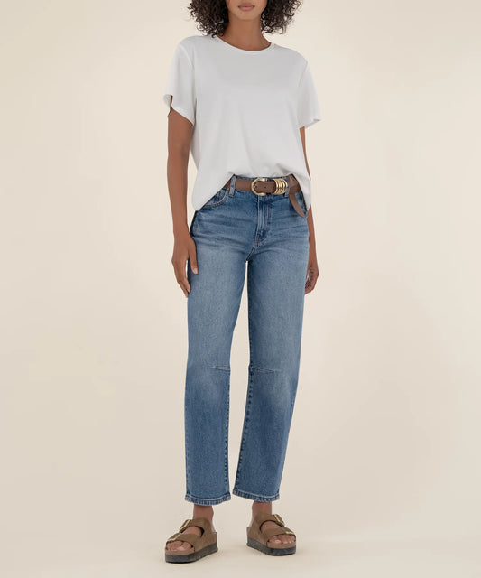 Kut from the Kloth Ashley High Rise Barrel Straight Leg Improving Jean