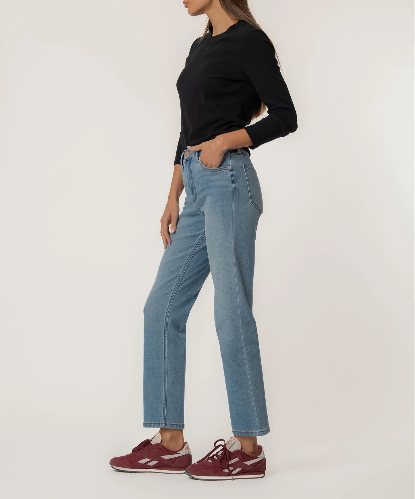 Kut from the Kloth Blair High Rise Straight Leg Certify Jean