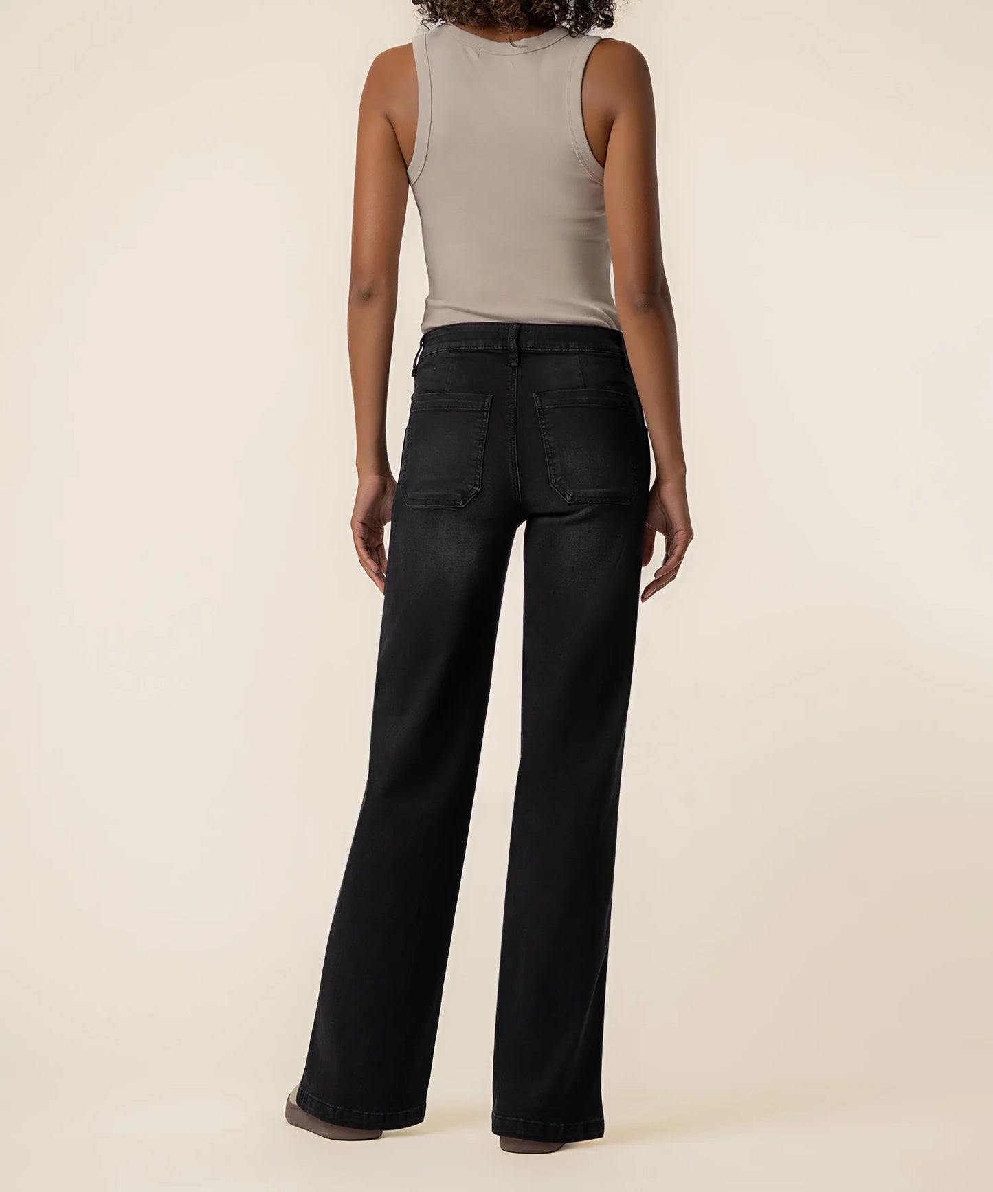 Kut from the Kloth Jodi High Rise Wide Straight Leg Luscious Jean