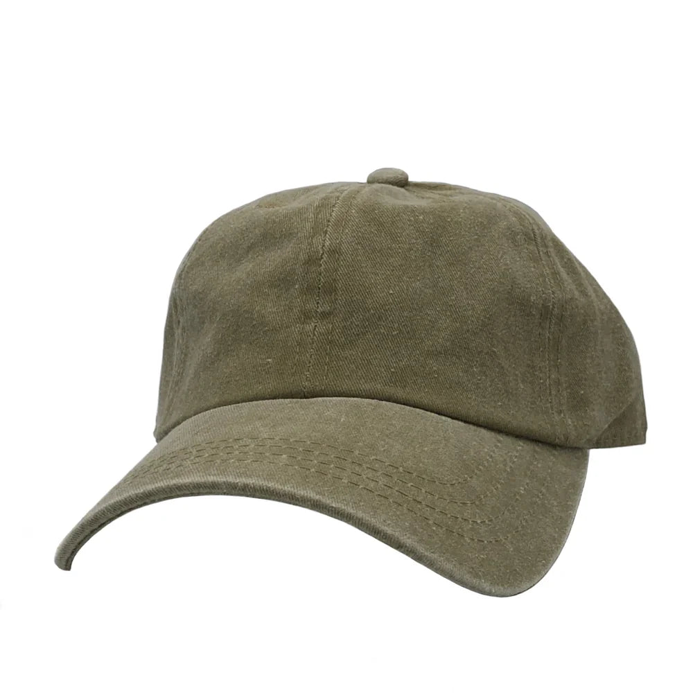 Cotton Pigment Dye Ball Cap