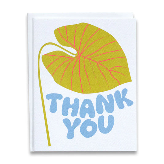 Banquet Thank You Leaf Note Card