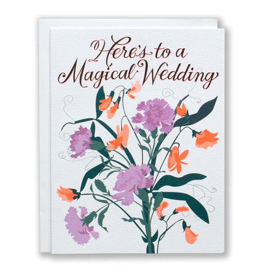 Banquet Here's to a Magical Wedding Note Card
