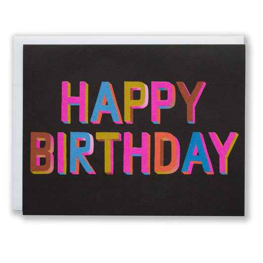 Banquet Happy Birthday 3D Brights Card