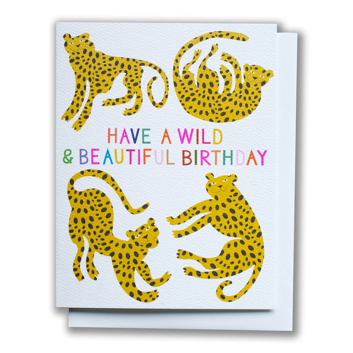 Banquet Wild Cheetah Birthday Card