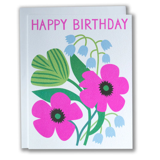 Banquet Big Blooms Birthday Card