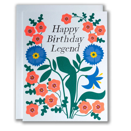 Banquet Happy Birthday Legend Card