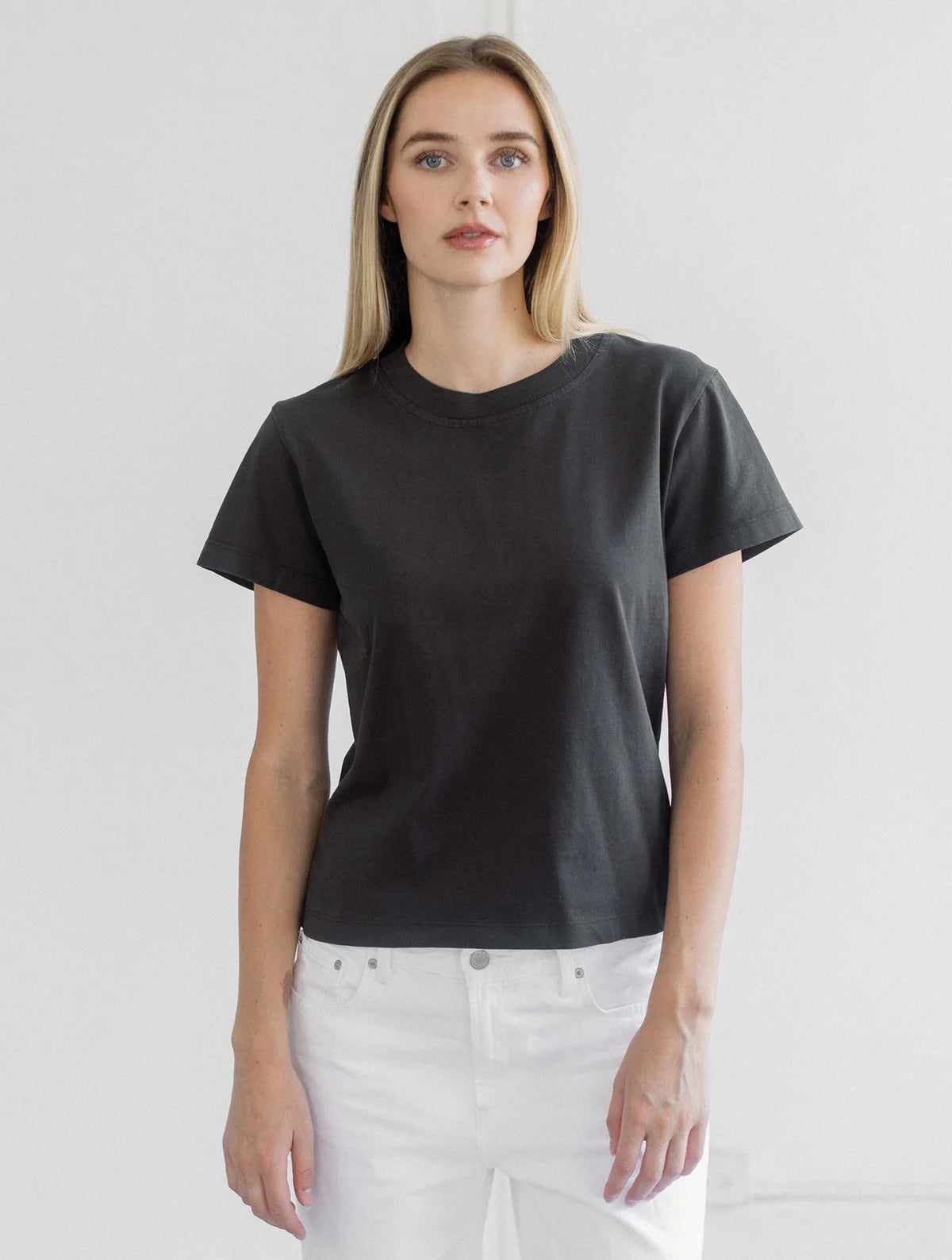 Brunette the Label Paris Tee | Washed Black