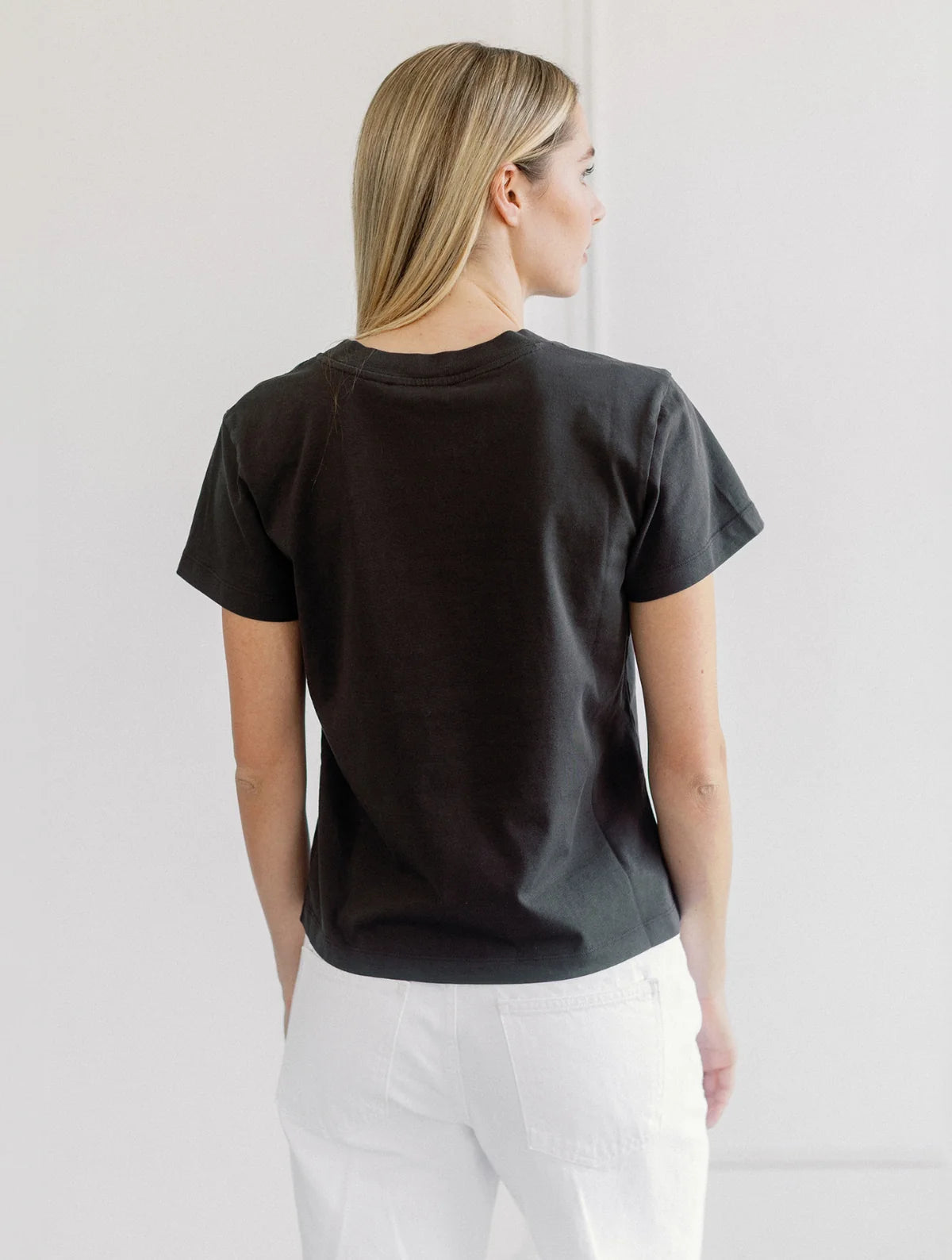 Brunette the Label Paris Tee | Washed Black