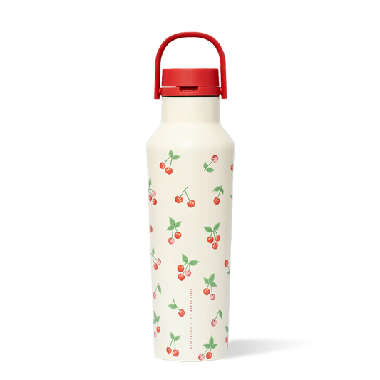Corkcicle 20oz Rifle Paper Co. Cherries Sport Canteen