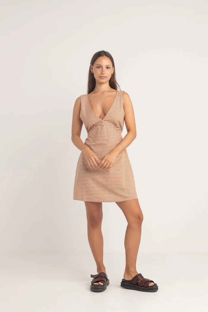 Rhythm Lola Check Mini Dress