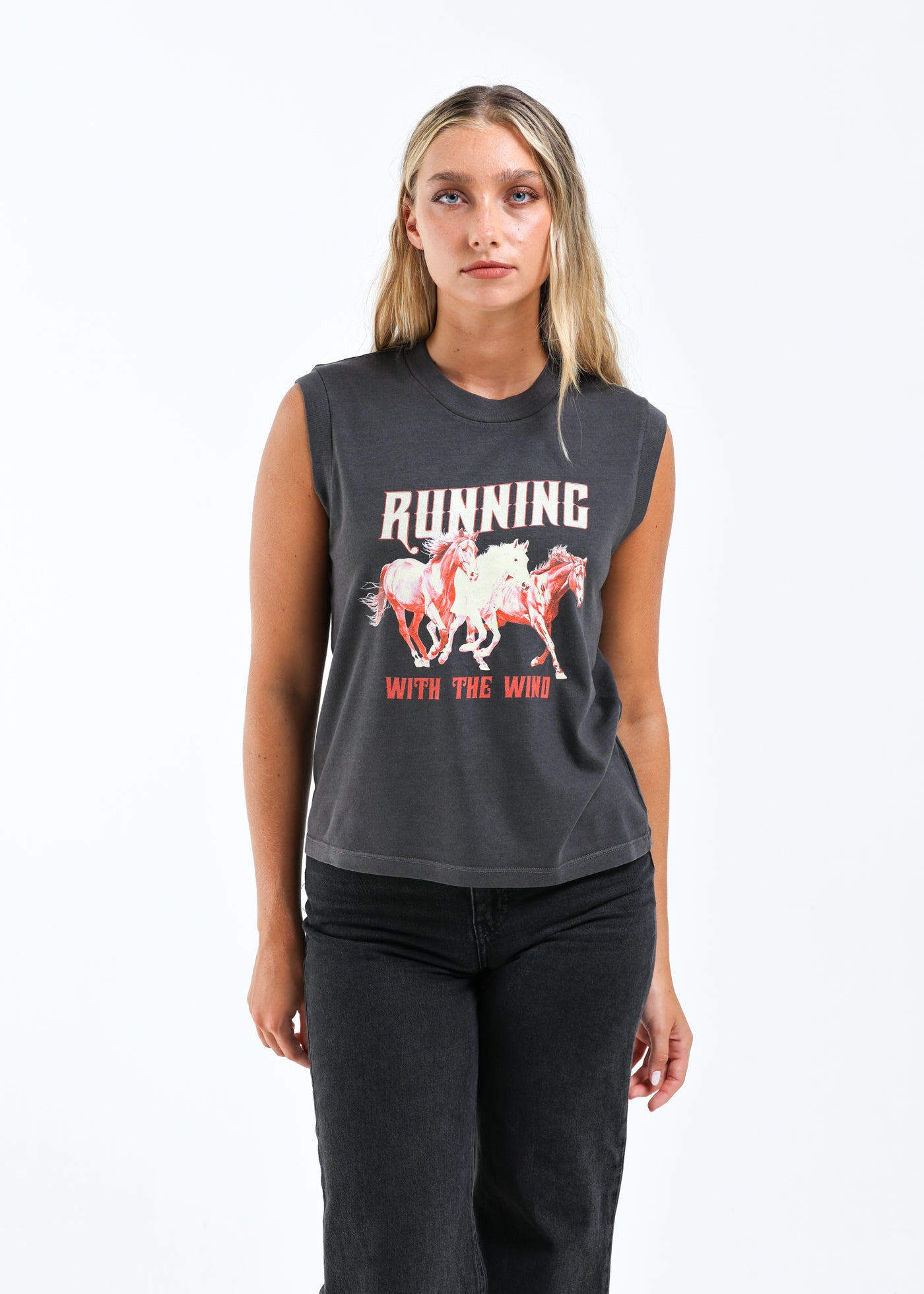 Girl Dangerous Running With the Wind Moto Tee
