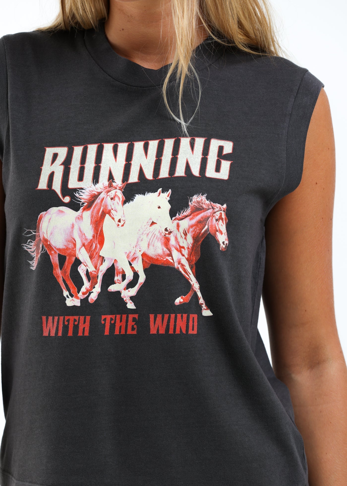 Girl Dangerous Running With the Wind Moto Tee