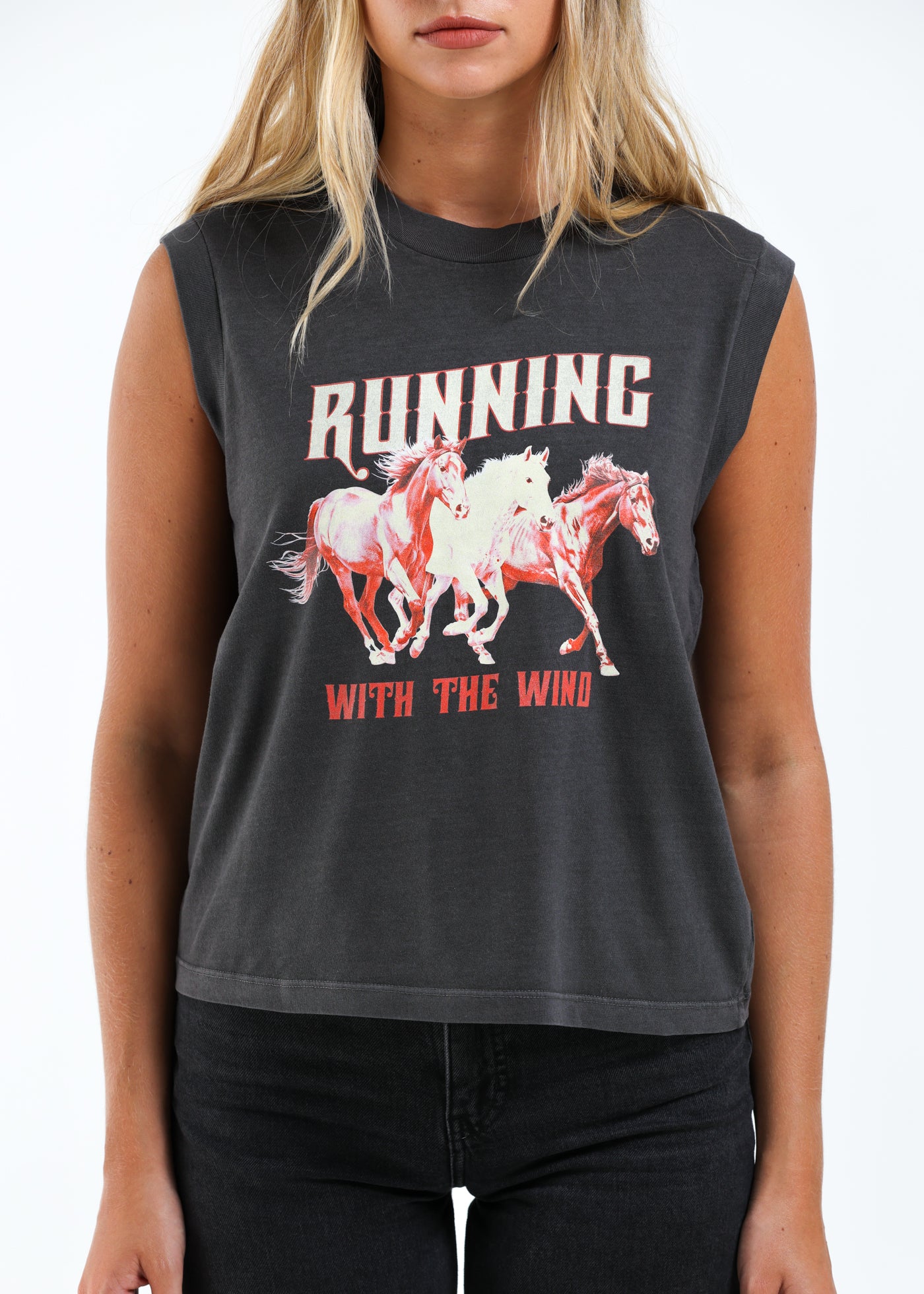 Girl Dangerous Running With the Wind Moto Tee