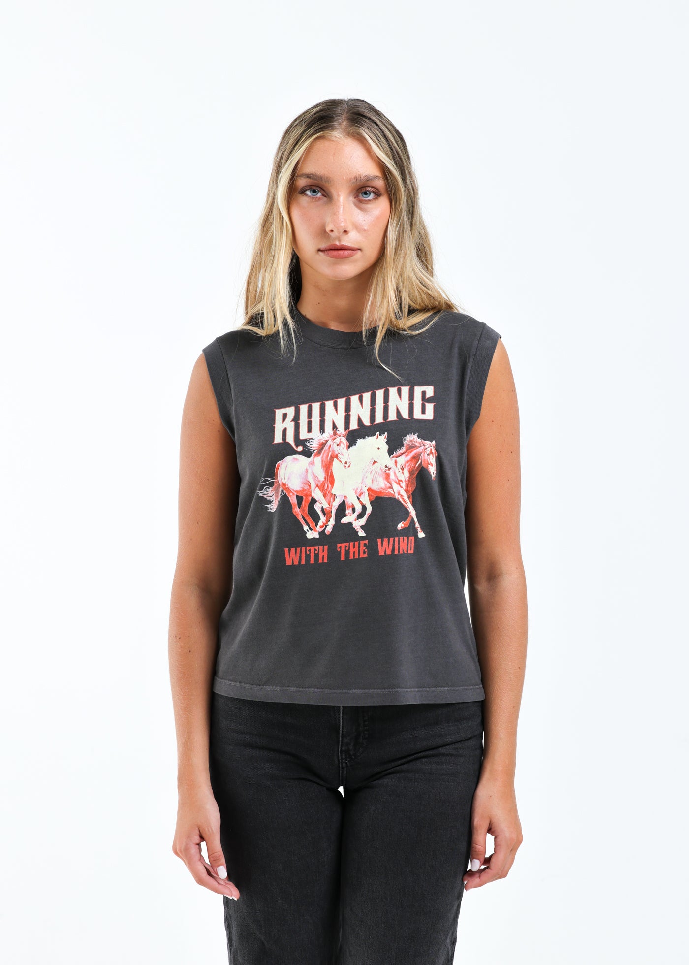 Girl Dangerous Running With the Wind Moto Tee