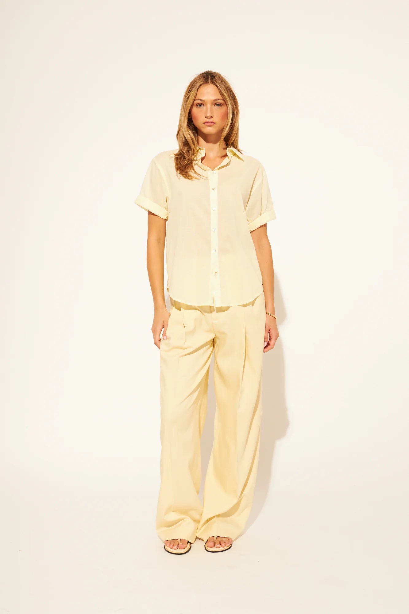 John + Jenn Soft Butter Shay Shirt