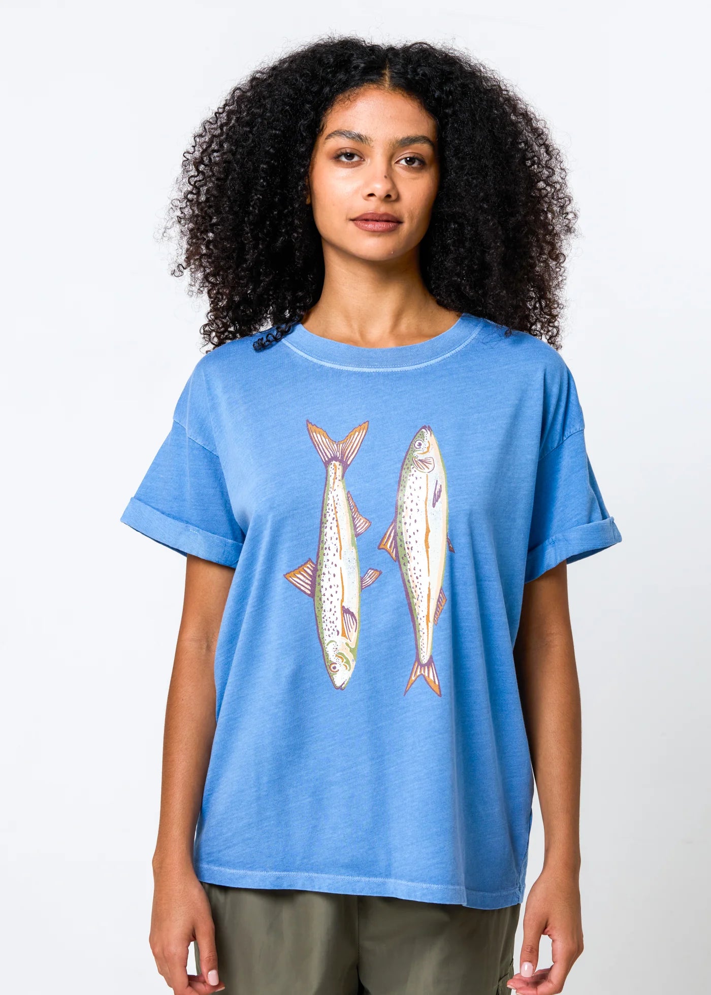 Girl Dangerous Sardines Boyfriend Tee