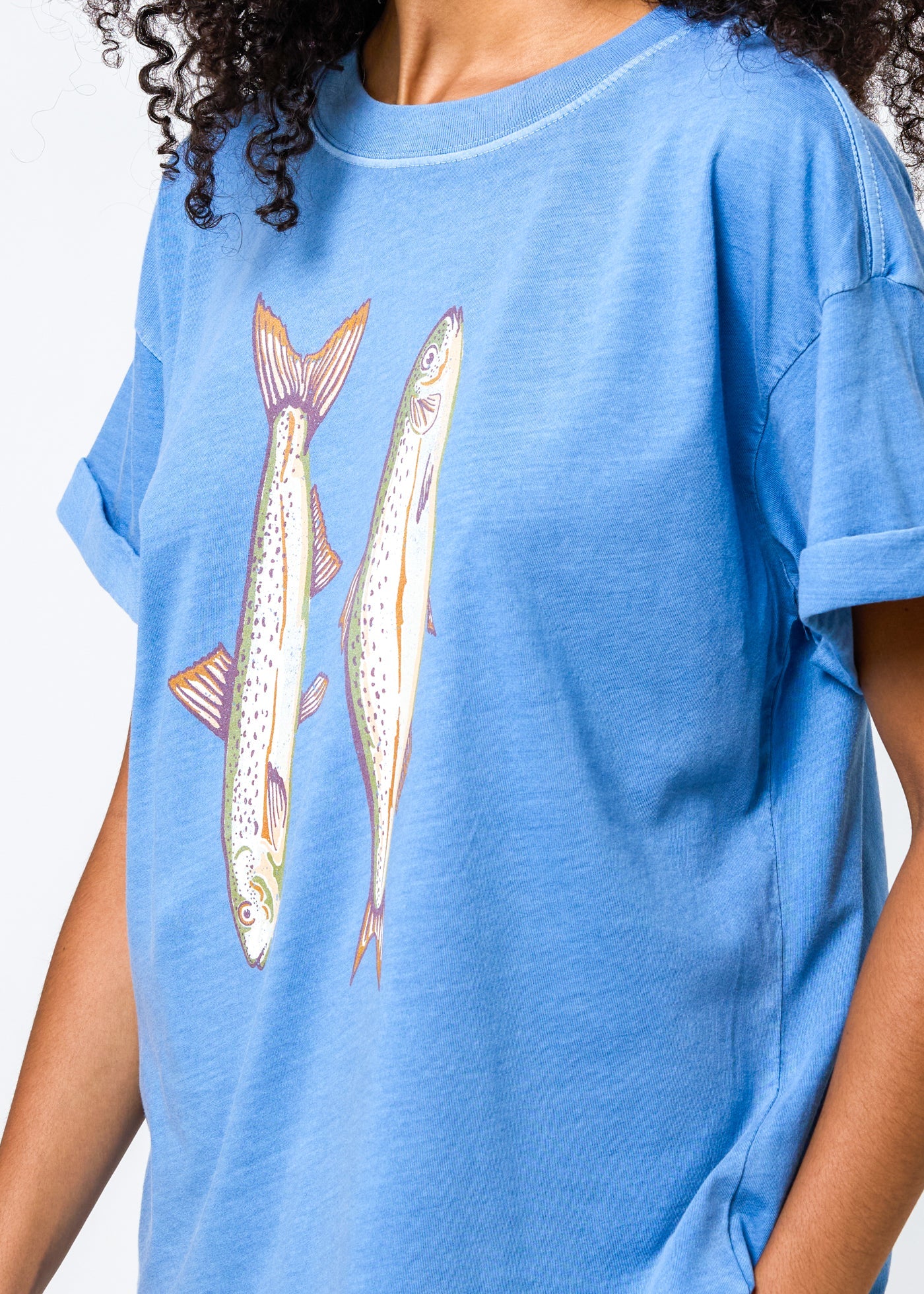 Girl Dangerous Sardines Boyfriend Tee