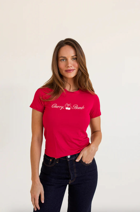 Dailystory Kelsea Cherry Bomb Tee