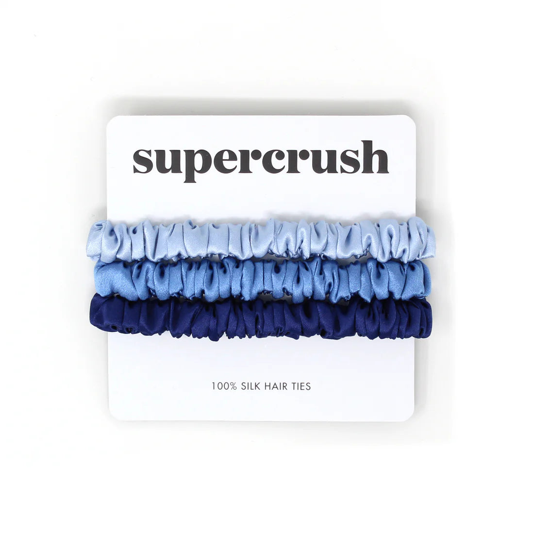 Supercrush Silk Hair Ties | Blue Crush